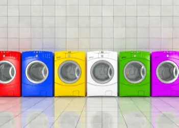 colourful washing machines